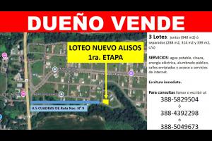 Terrenos Venta Jujuy DUEO VENDE